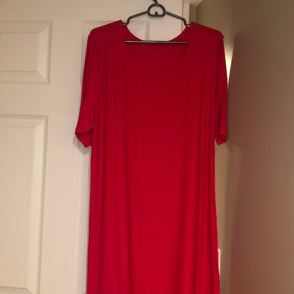 Lularoe Julia- Cherry Red